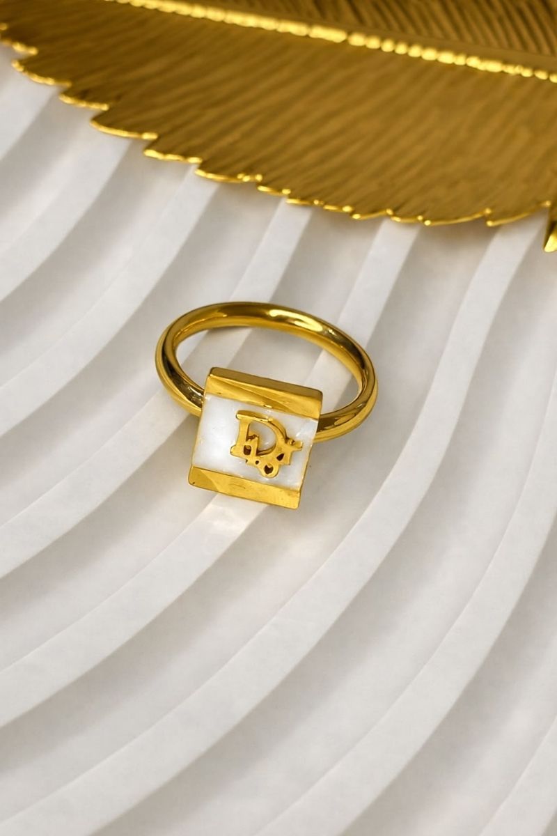 Celeste Square Emblem Ring Main Celeste Square Emblem Ring Main