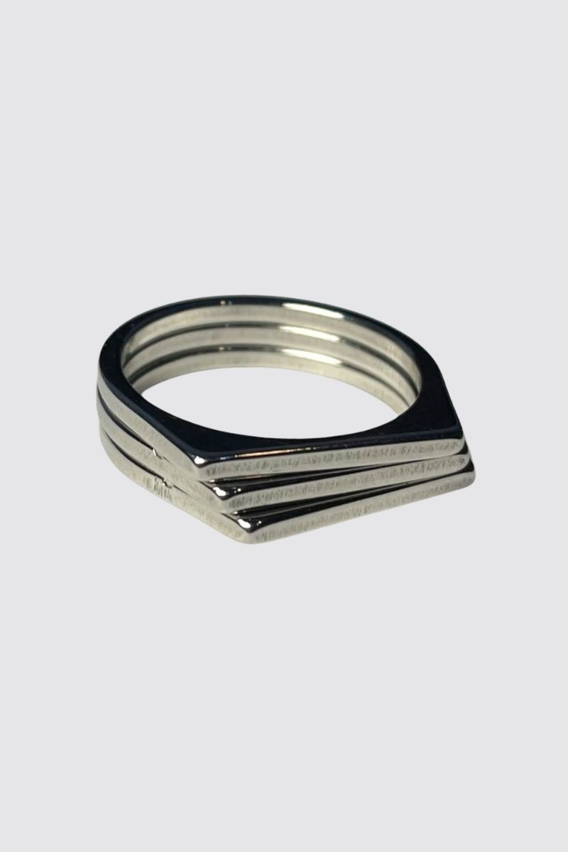 Vera Triple Chevron Ring Silver Vera Triple Chevron Ring Silver